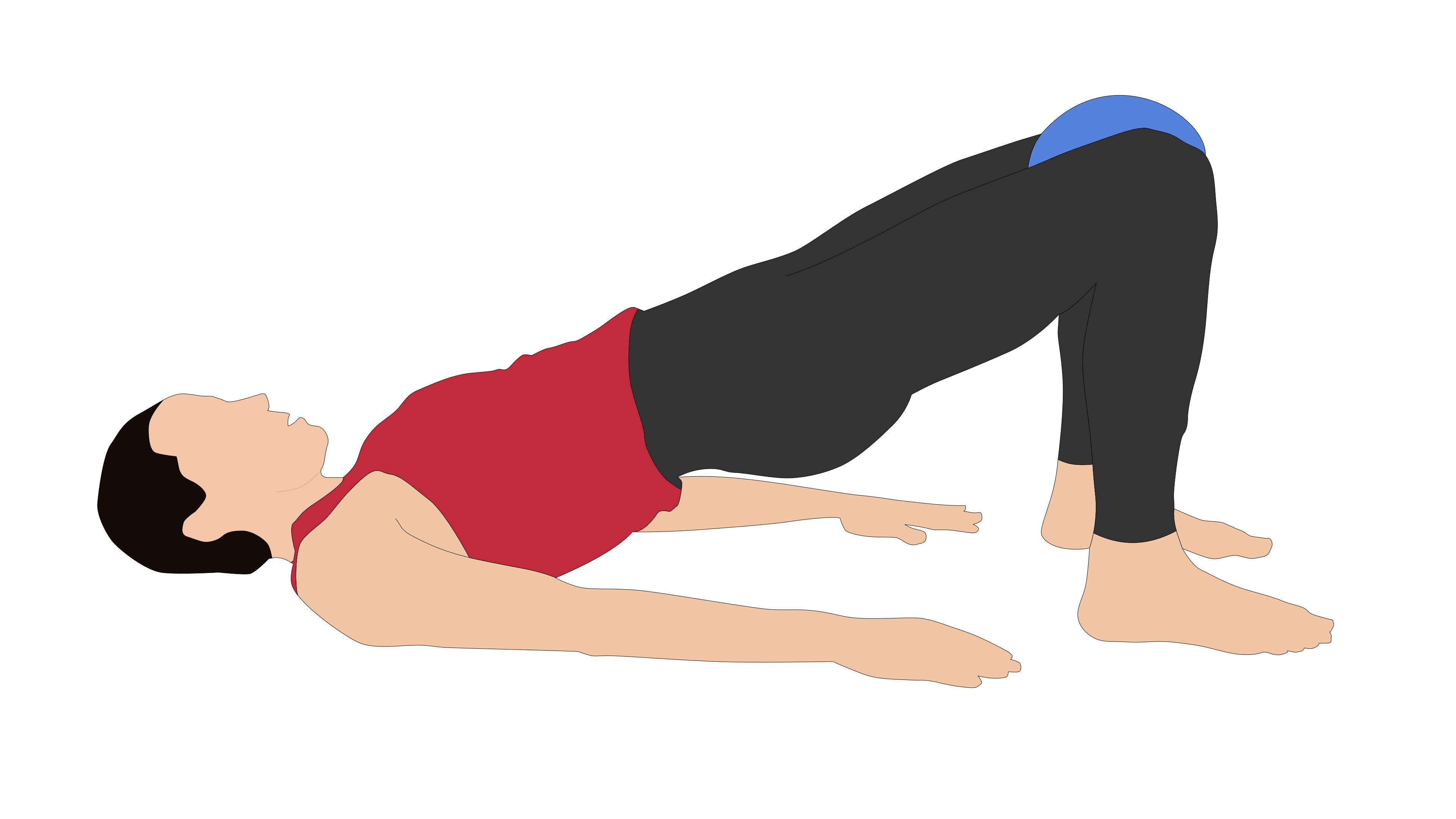 Single leg bridge exercise