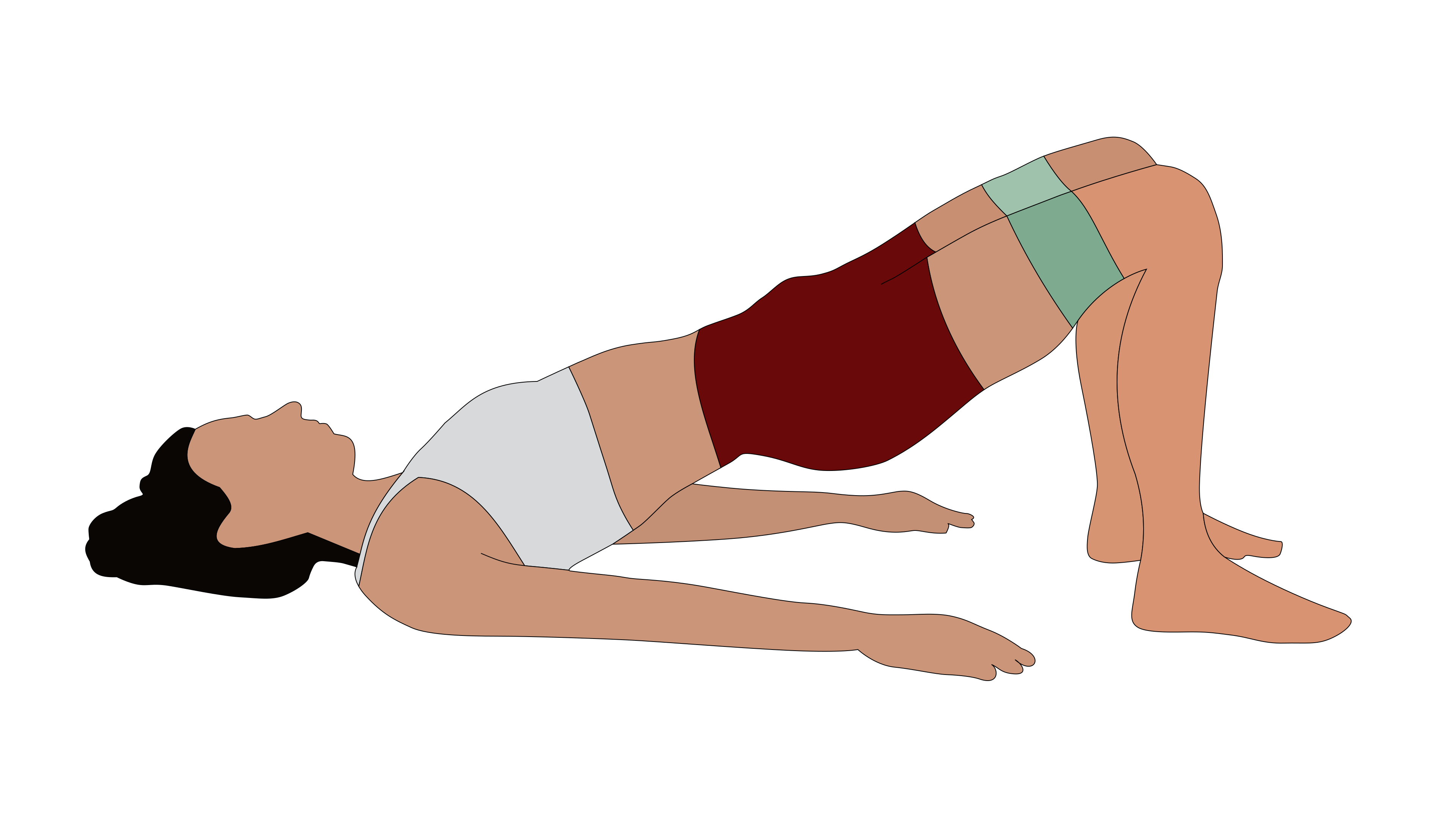 Single leg bridge exercise